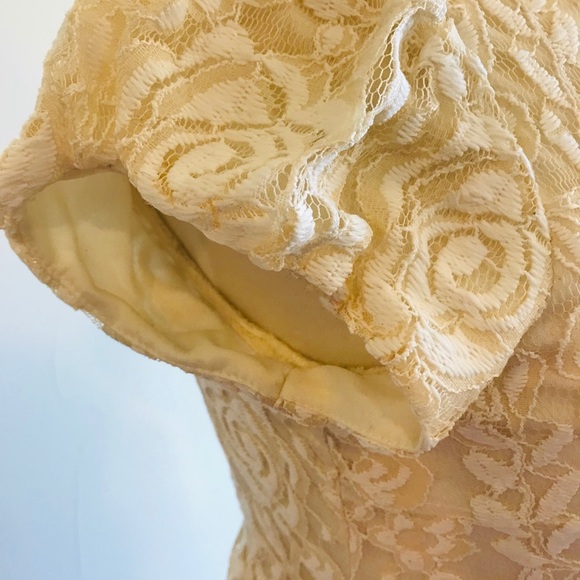 Cream Forever 21 Short Dress (Size Medium) - Picture 5 of 6